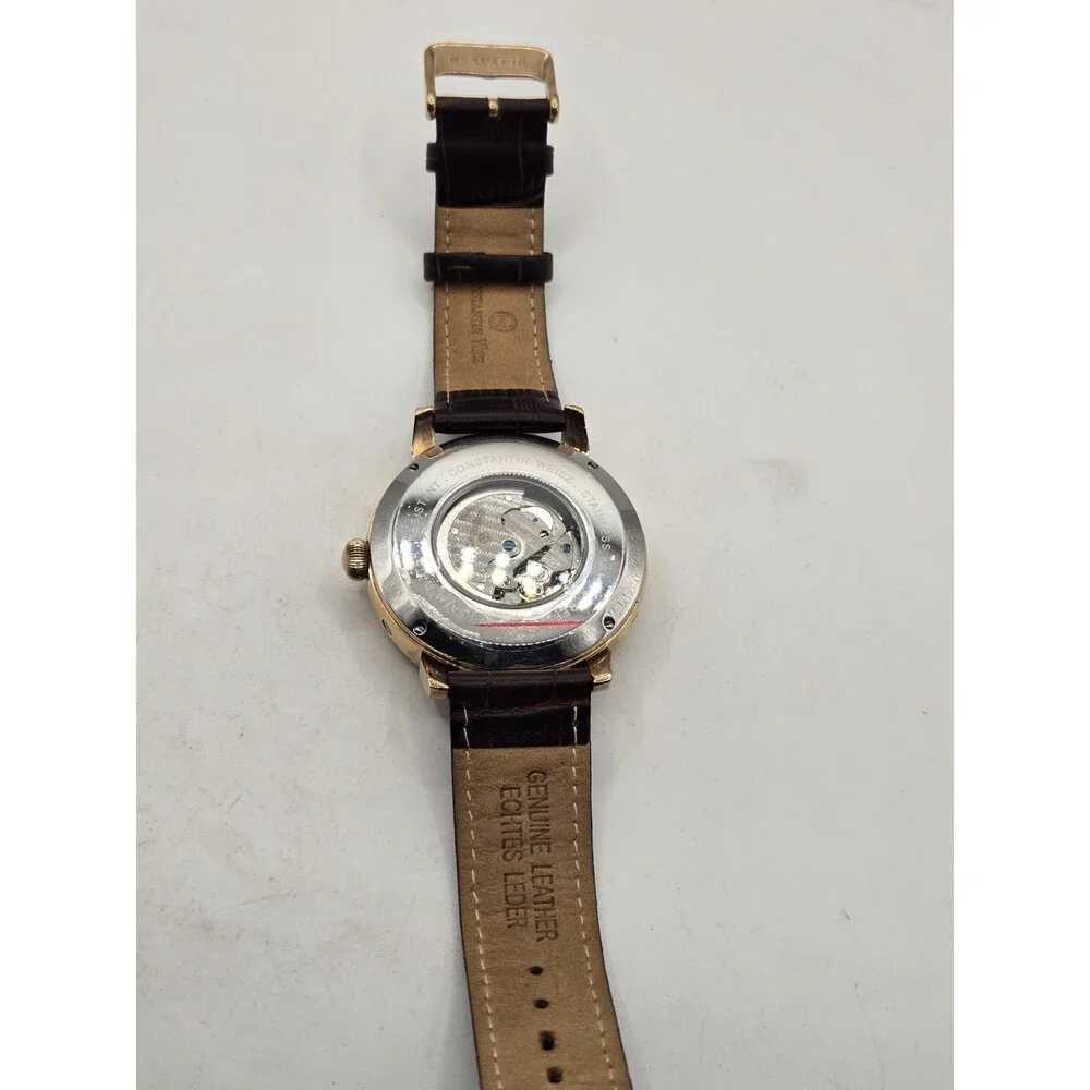 Constantin Weisz Rose Gold Tone Men's Multi-complication Automatic Watch. 46mm.